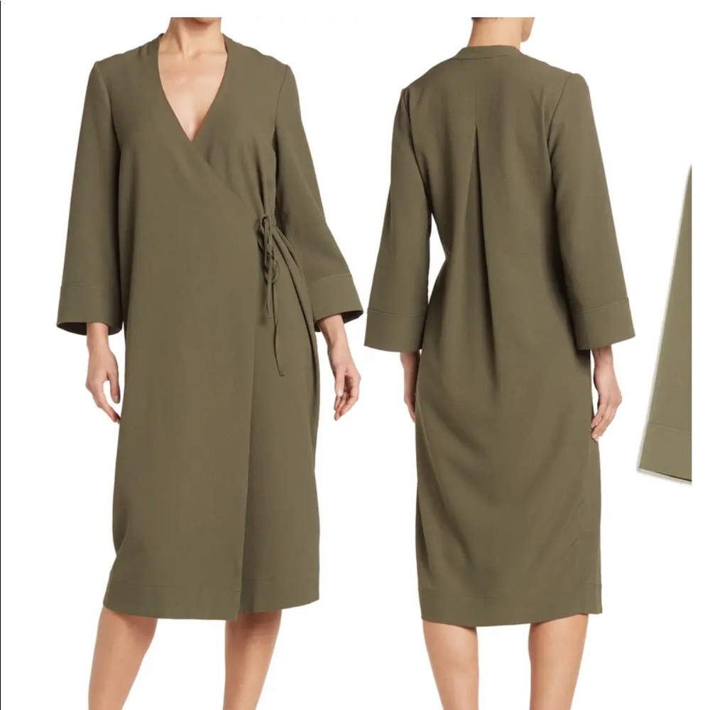 Ganni wrap dress
